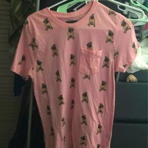 Pink Pug “Lovers” T-Shirt